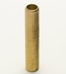 Pack of 2 M10 x 50mm Brass All Thread Hollow Threaded Tube For Bulb, Lamp Holders